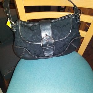 Blk coach purse